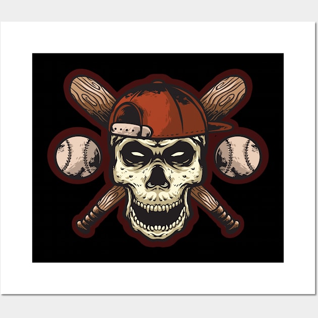 Baseball Sport Design Giftidea Wall Art by Maxs